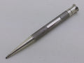 George V 1933 sterling silver "The Mascot" propelling pencil with engine turned shaft, Birmingham, by Edward Baker & Son
