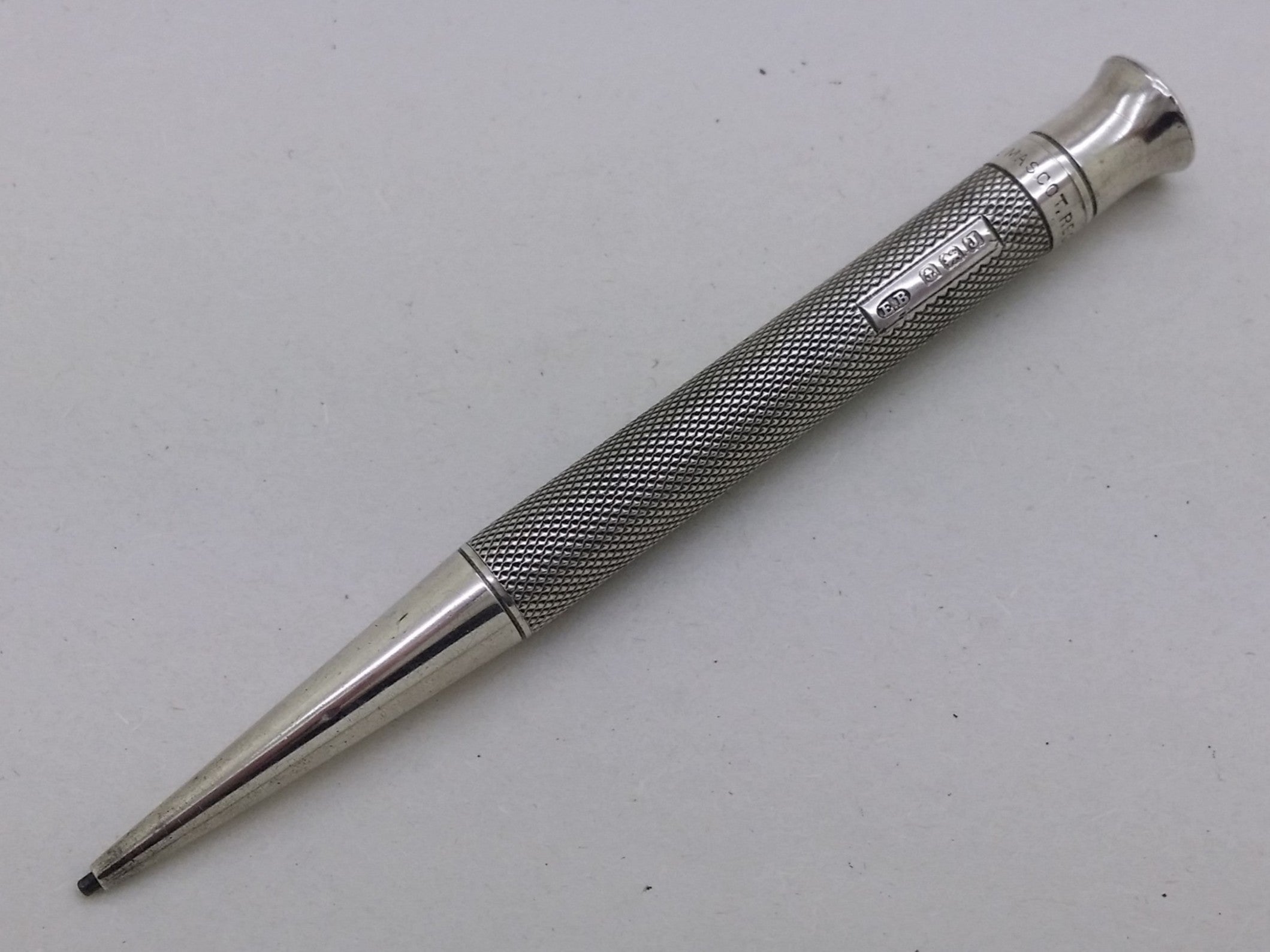 George V 1933 "The Mascot" Sterling Silver Propelling Pencil, Birmingham