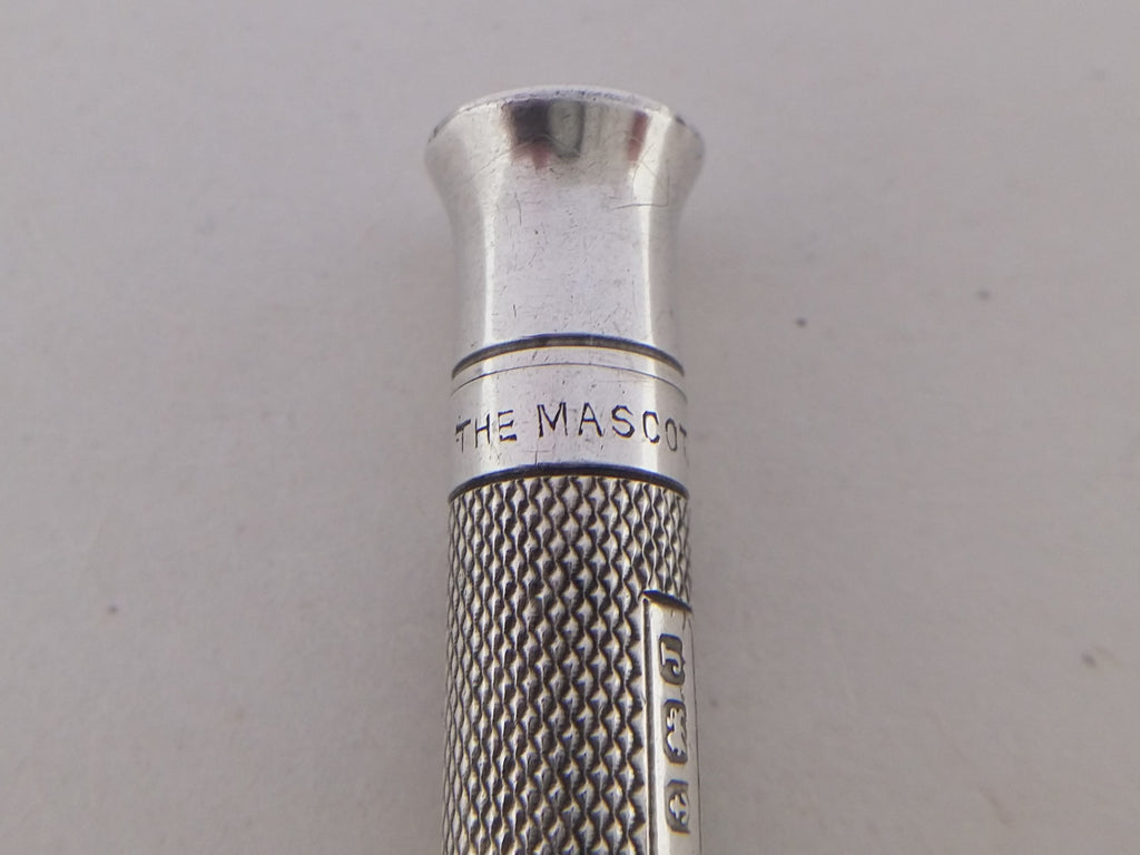 George V 1933 "The Mascot" Sterling Silver Propelling Pencil, Birmingham