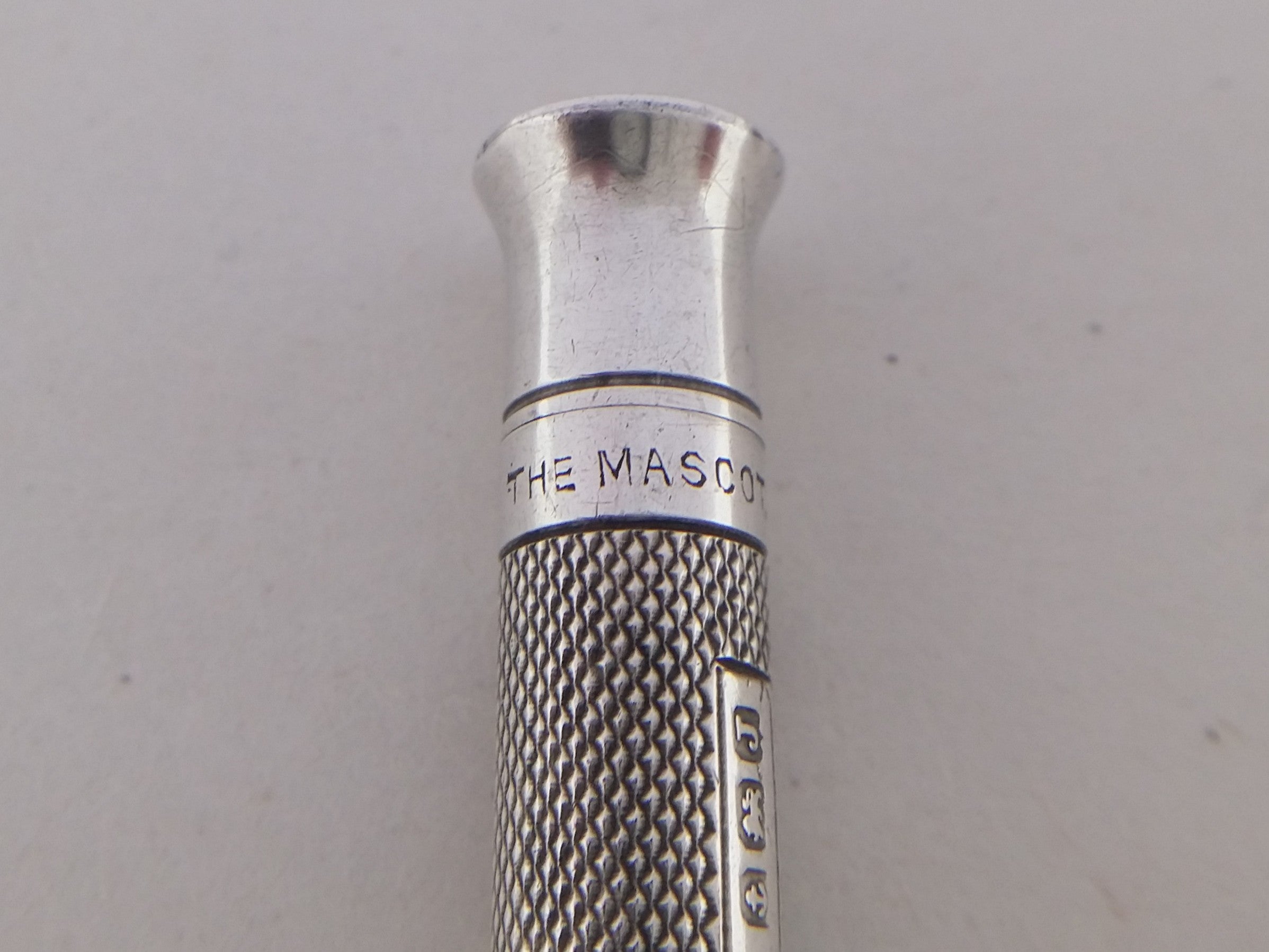 George V 1933 "The Mascot" Sterling Silver Propelling Pencil, Birmingham