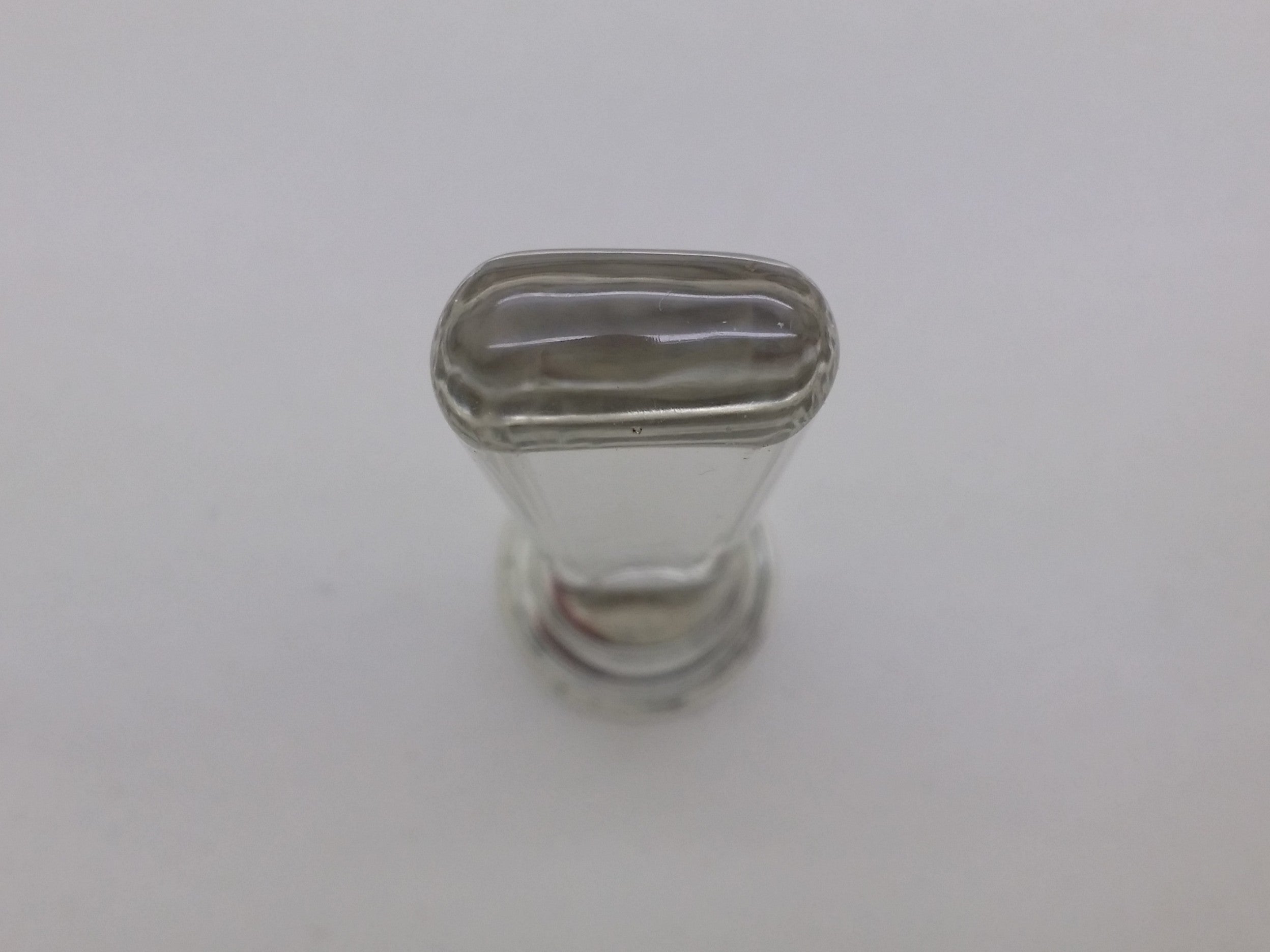 George V 1913 Sterling Silver & Glass Blank Desk Wax Seal, Birmingham