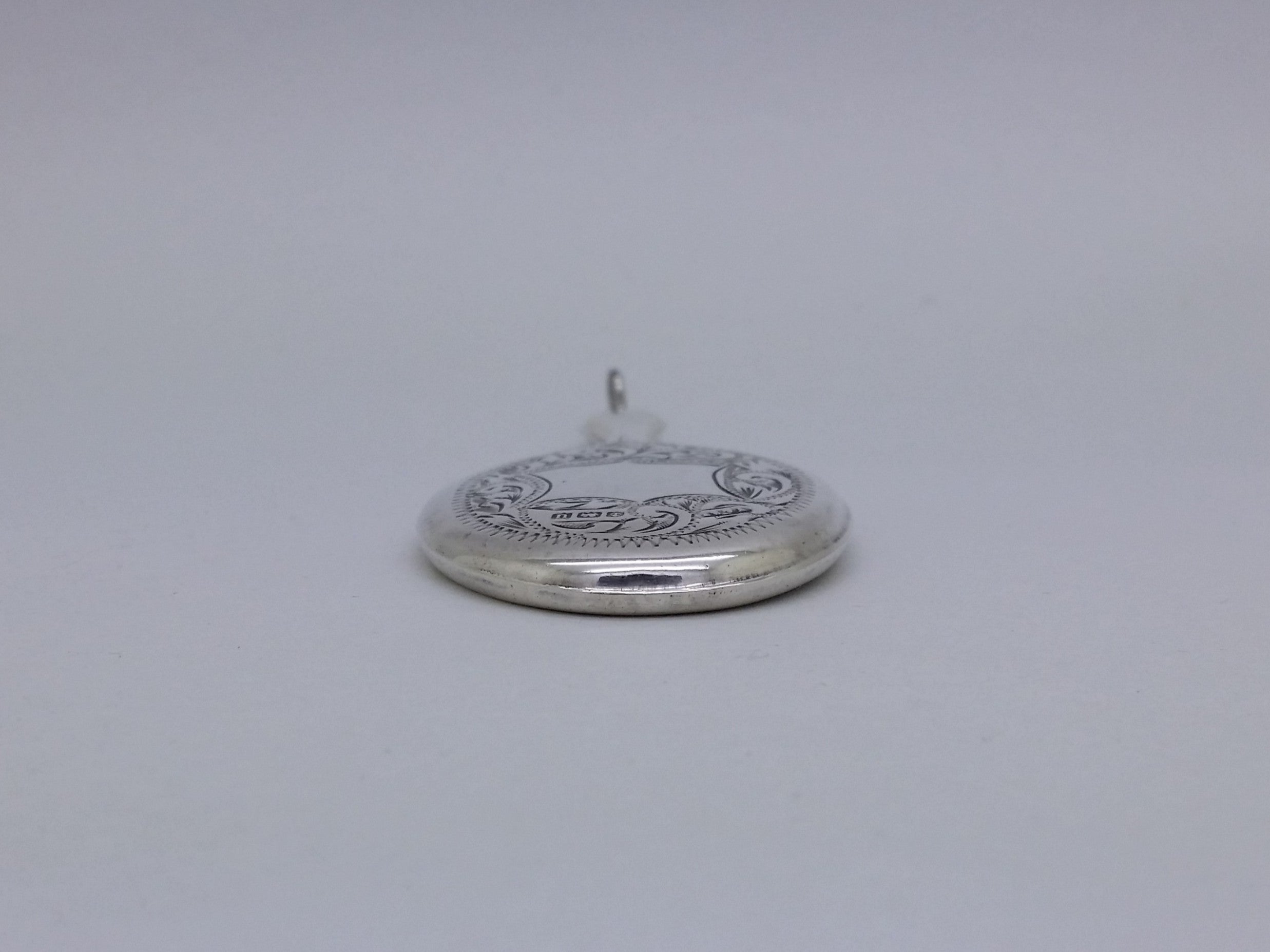 George V 1919 Sterling Silver Miniature Hand Mirror, Birmingham