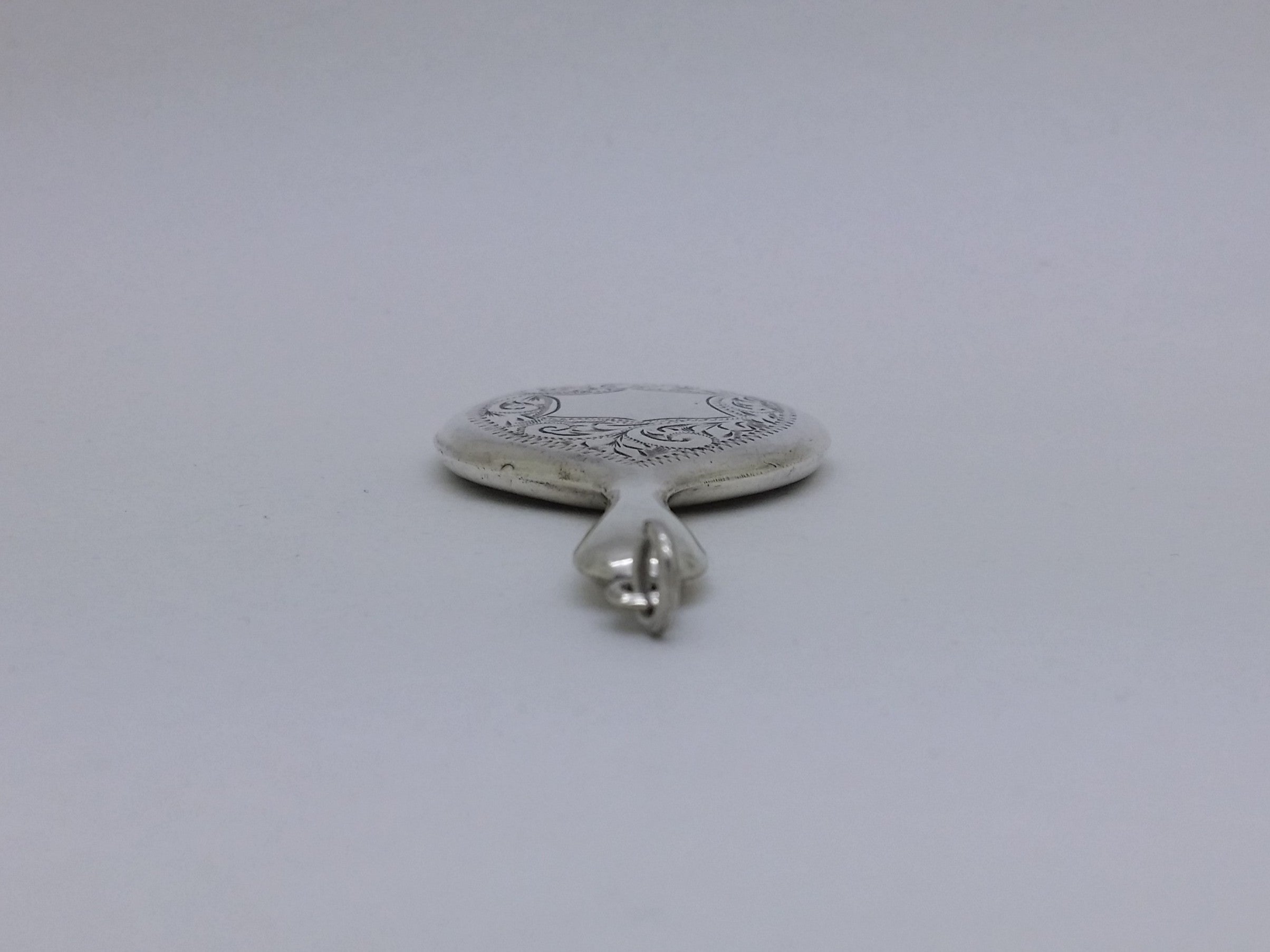 George V 1919 Sterling Silver Miniature Hand Mirror, Birmingham