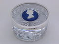Elizabeth II 1977 sterling silver, glass & Wedgwood paperweight, London by Josiah Wedgwood & Sons Ltd