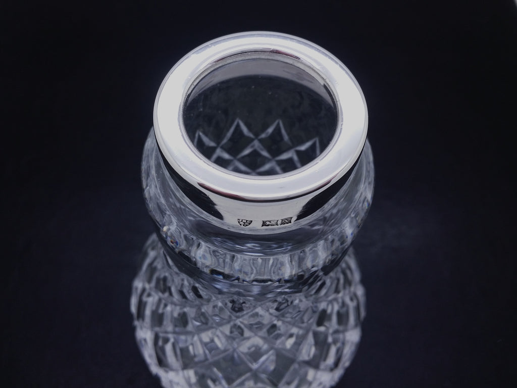 Elizabeth II 1972 Sterling Silver & Cut Glass 6¾" Sugar Caster, Birmingham
