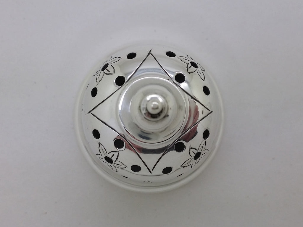 Elizabeth II 1972 Sterling Silver & Cut Glass 6¾" Sugar Caster, Birmingham