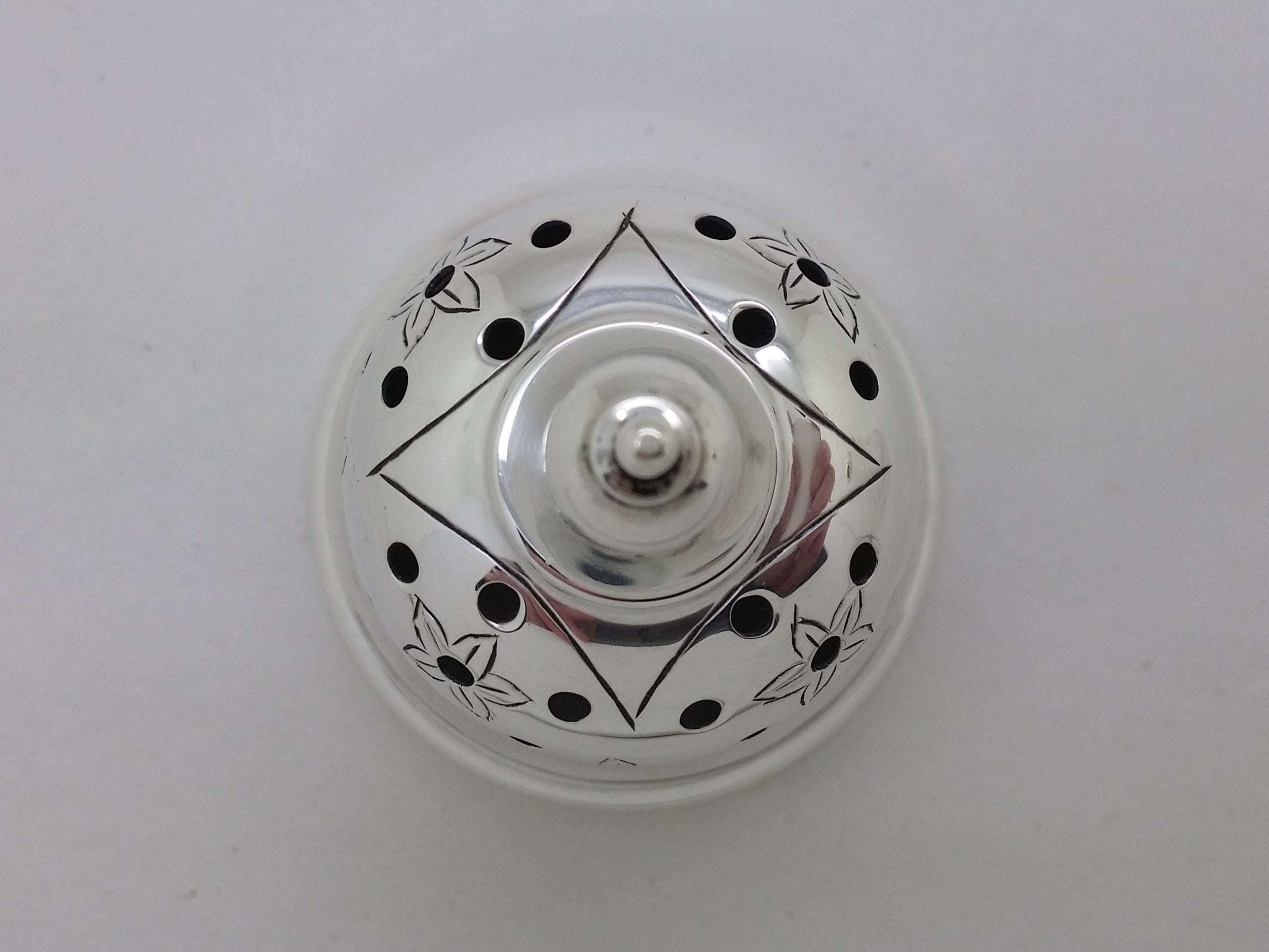 Elizabeth II 1972 Sterling Silver & Cut Glass 6¾" Sugar Caster, Birmingham