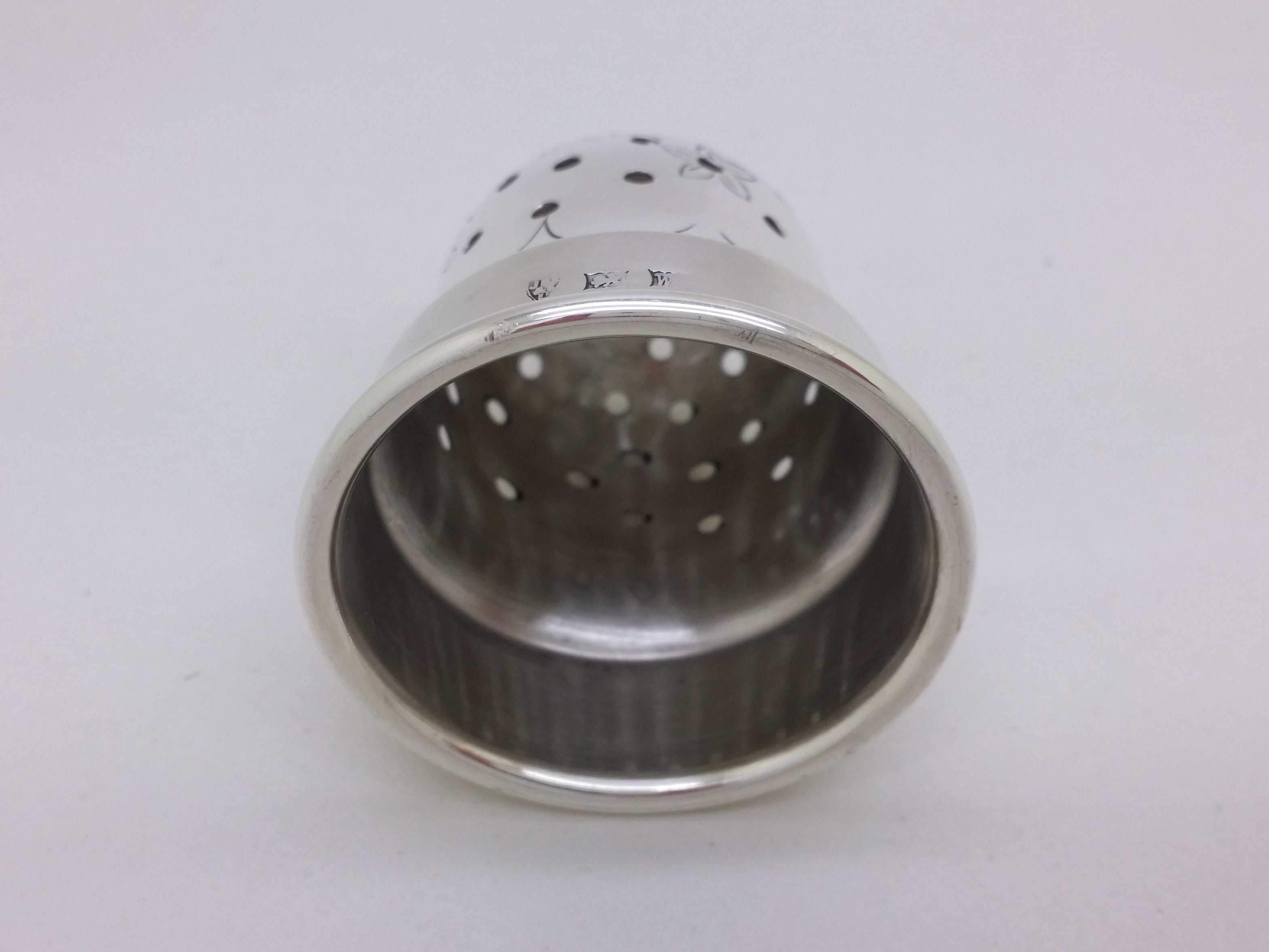 Elizabeth II 1972 Sterling Silver & Cut Glass 6¾" Sugar Caster, Birmingham