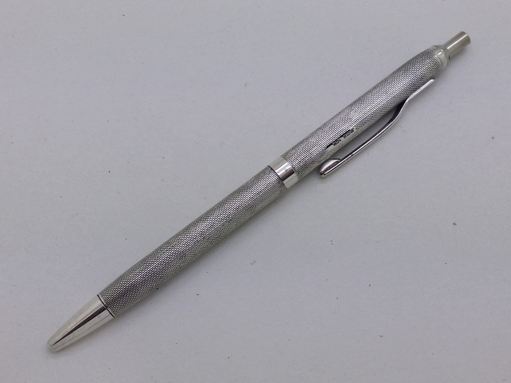 Elizabeth II 1976 Sterling Silver Engine Turned Ballpoint Pen, Birmingham