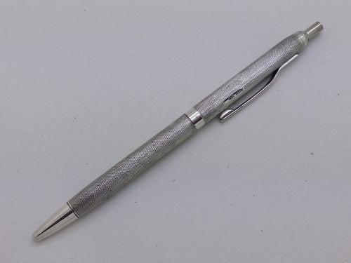Elizabeth II 1976 Sterling Silver Engine Turned Ballpoint Pen, Birmingham