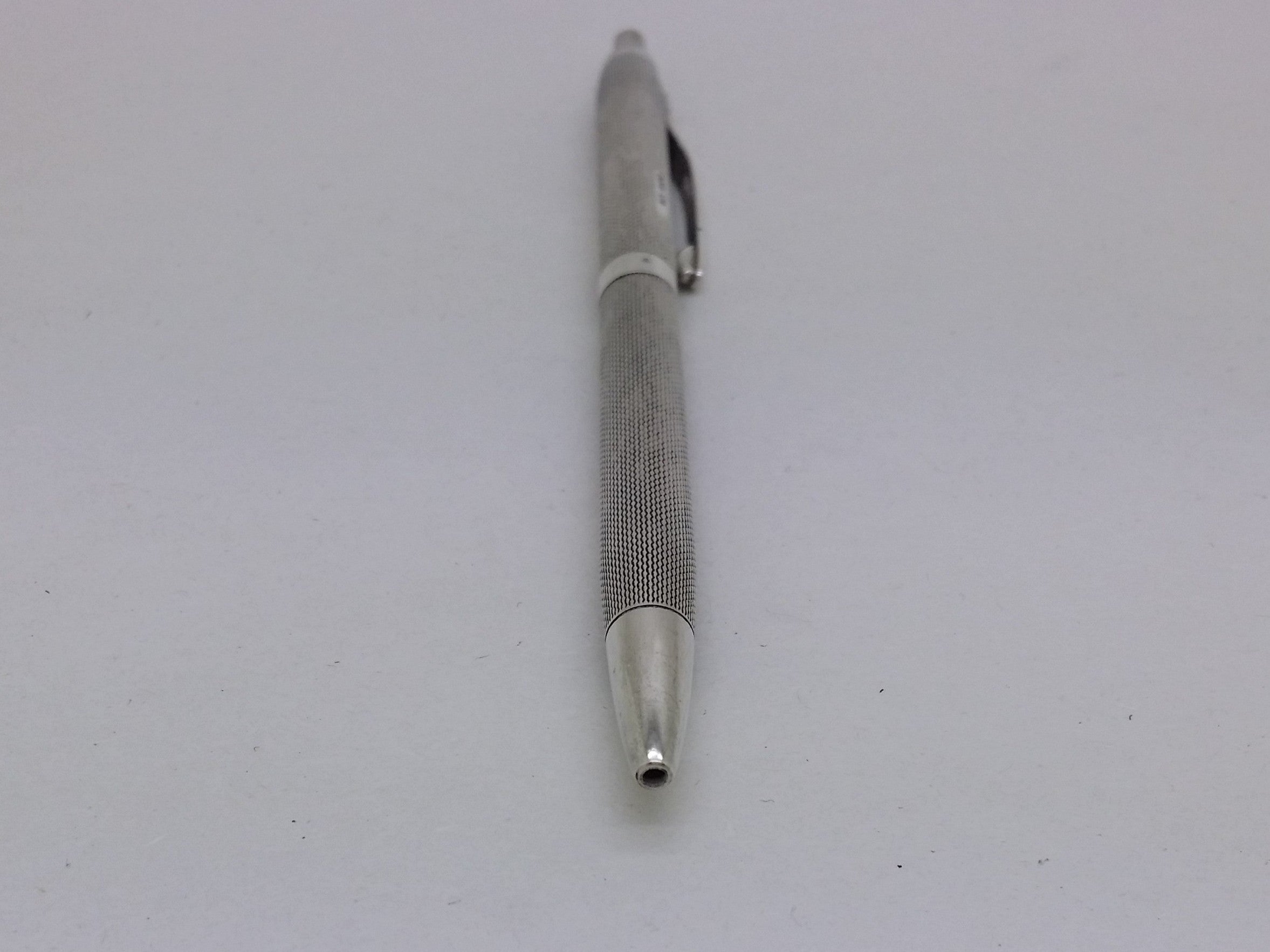 Elizabeth II 1976 Sterling Silver Engine Turned Ballpoint Pen, Birmingham