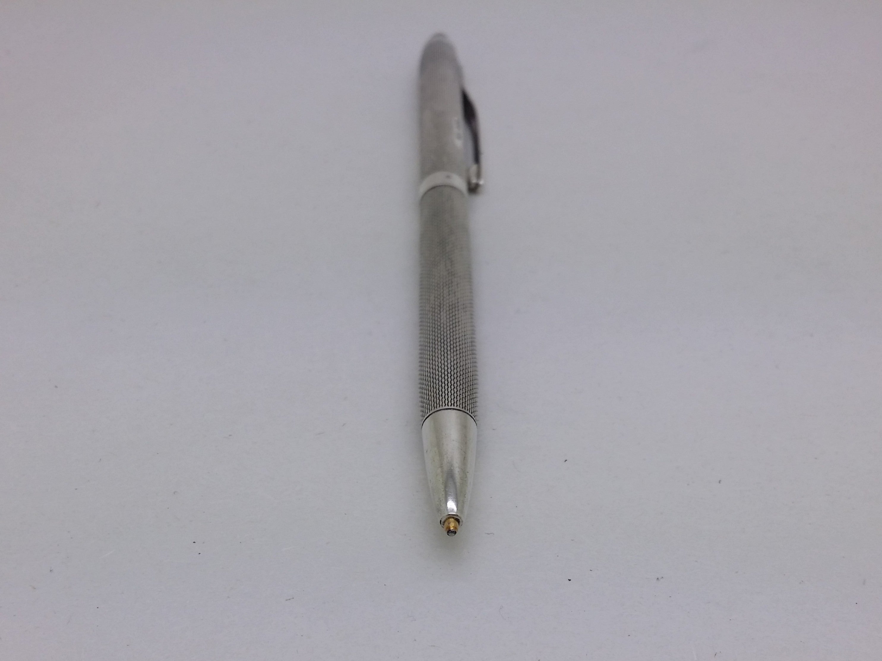 Elizabeth II 1976 Sterling Silver Engine Turned Ballpoint Pen, Birmingham