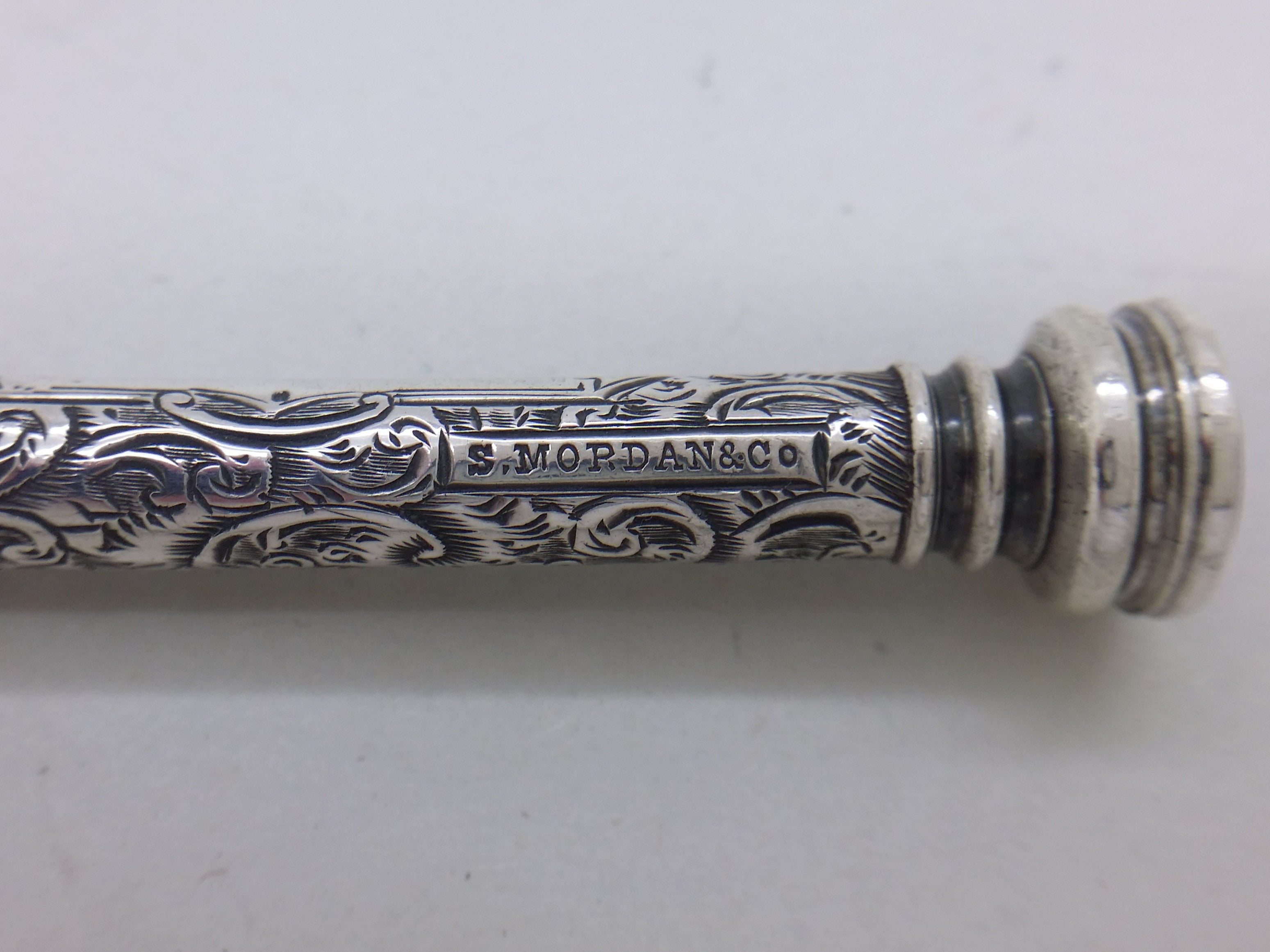 Sterling silver propelling pencil maker S. Mordan & Co