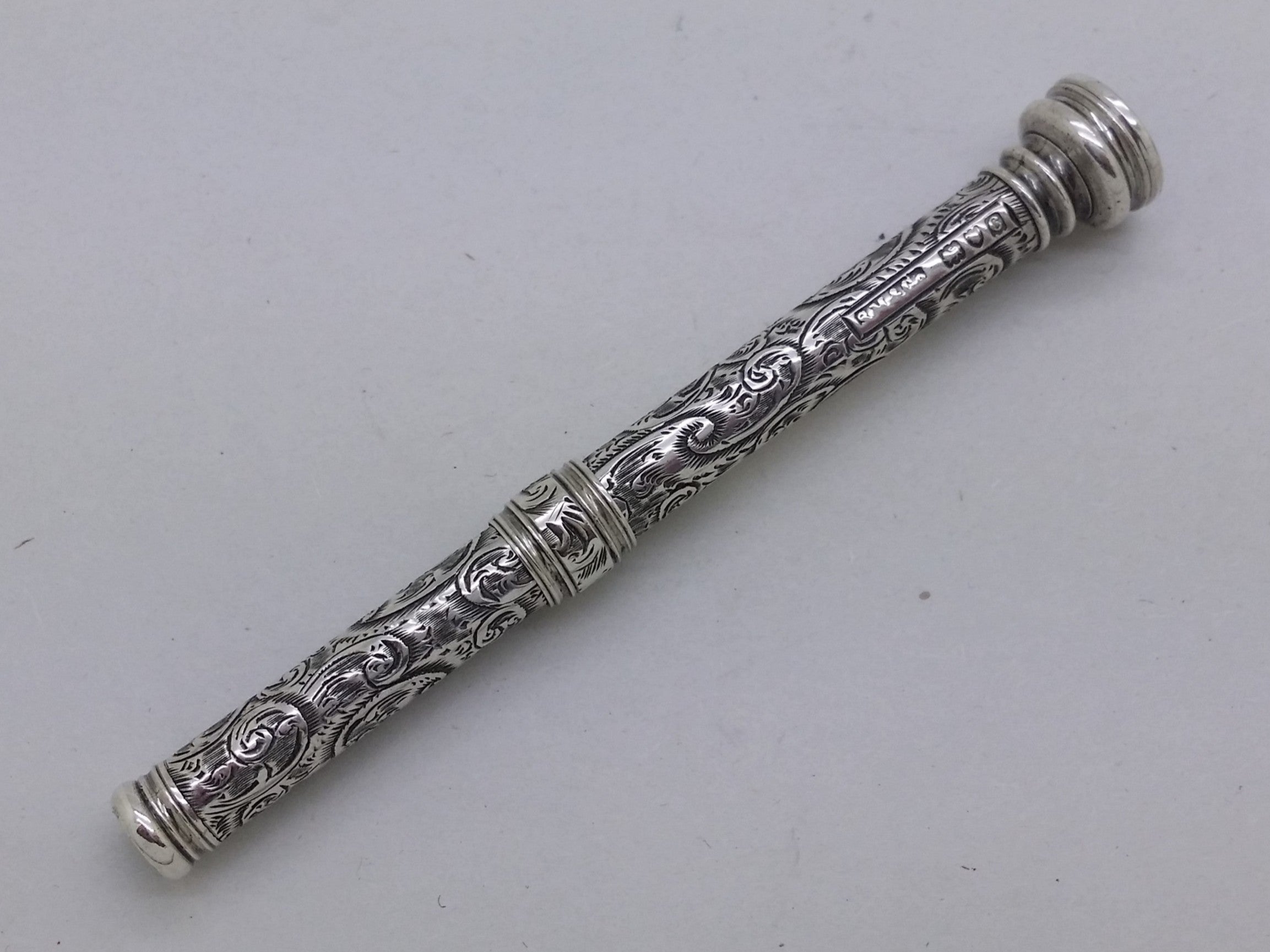 Victorian 1898 Sterling Silver Sampson Mordan & Co Propelling Pencil, London