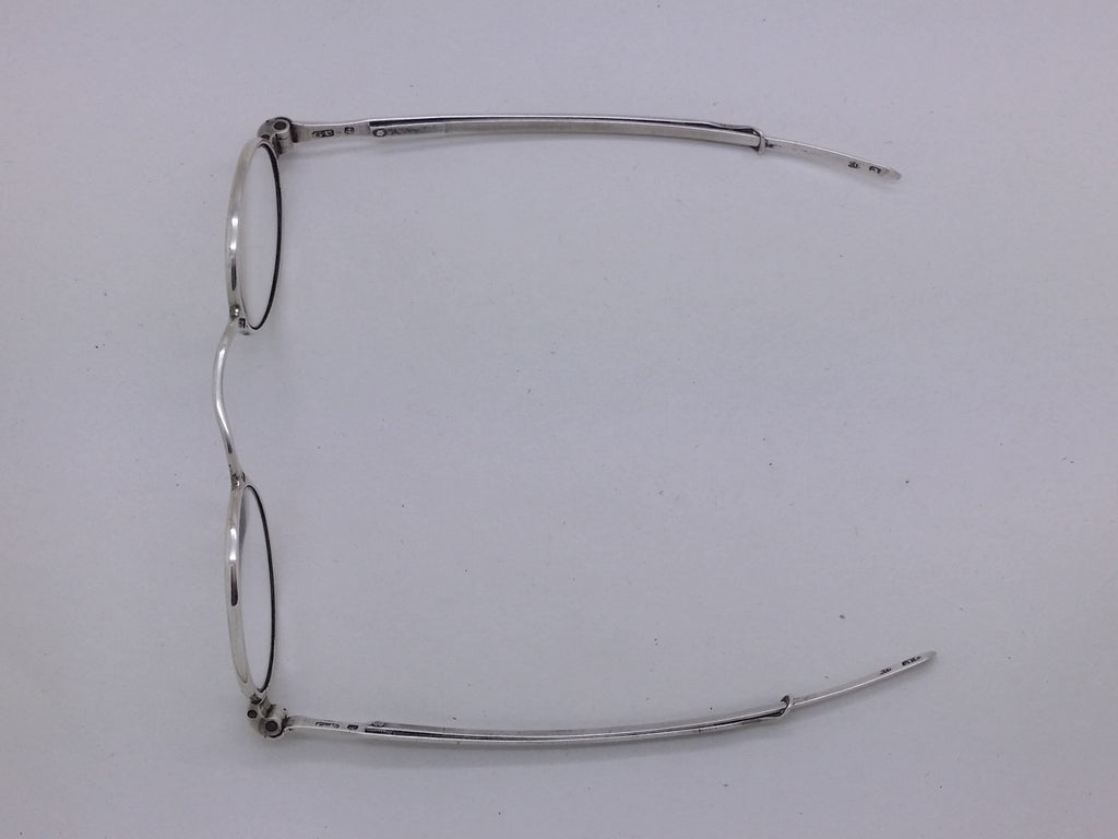 Early Victorian 1839 Sterling Silver Framed Pebbles Spectacles, Birmingham