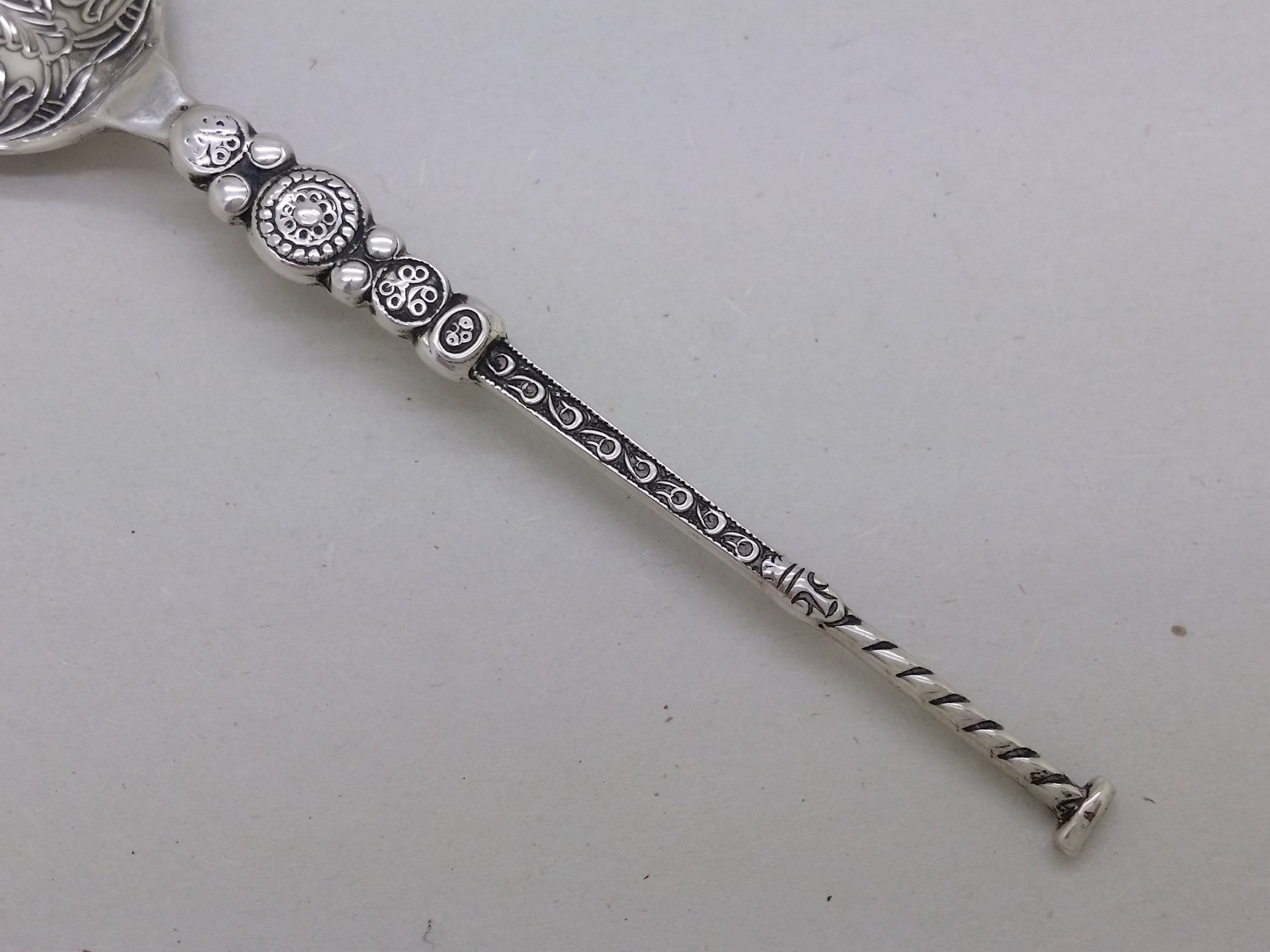 Elizabeth II 1977 Cased Sterling Silver Jubilee Anointing Spoon, Sheffield