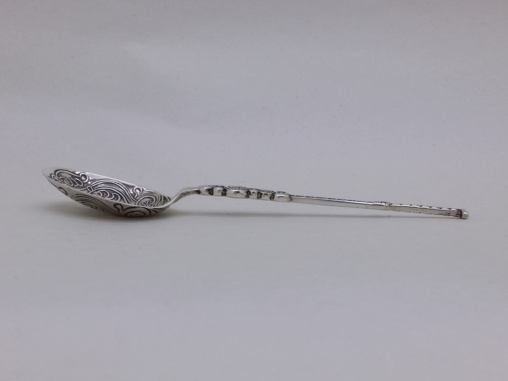 Elizabeth II 1977 Cased Sterling Silver Jubilee Anointing Spoon, Sheffield