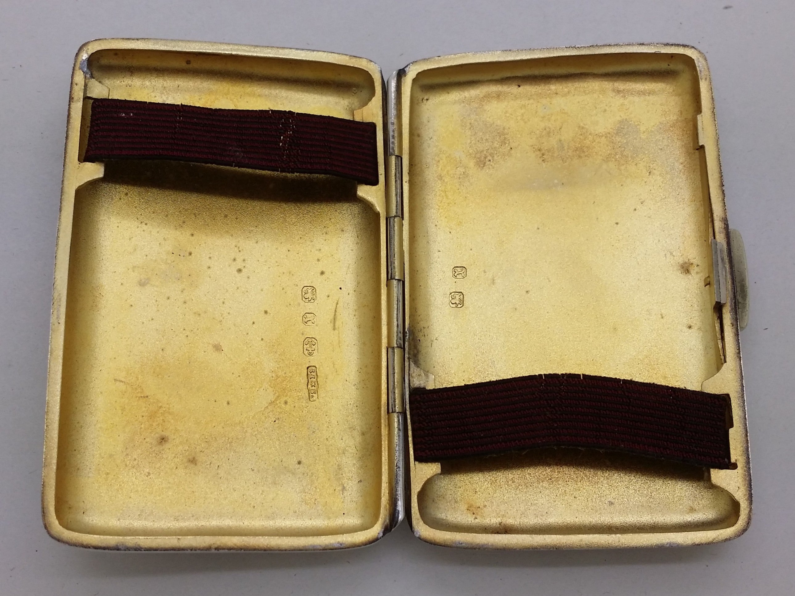 Victorian 1897 Sterling Silver Acanthus Scrolled Cigarette Case, Birmingham