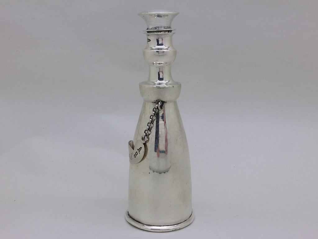 Edwardian 1904 Sterling Silver Decanter Style Scent Bottle, Sheffield