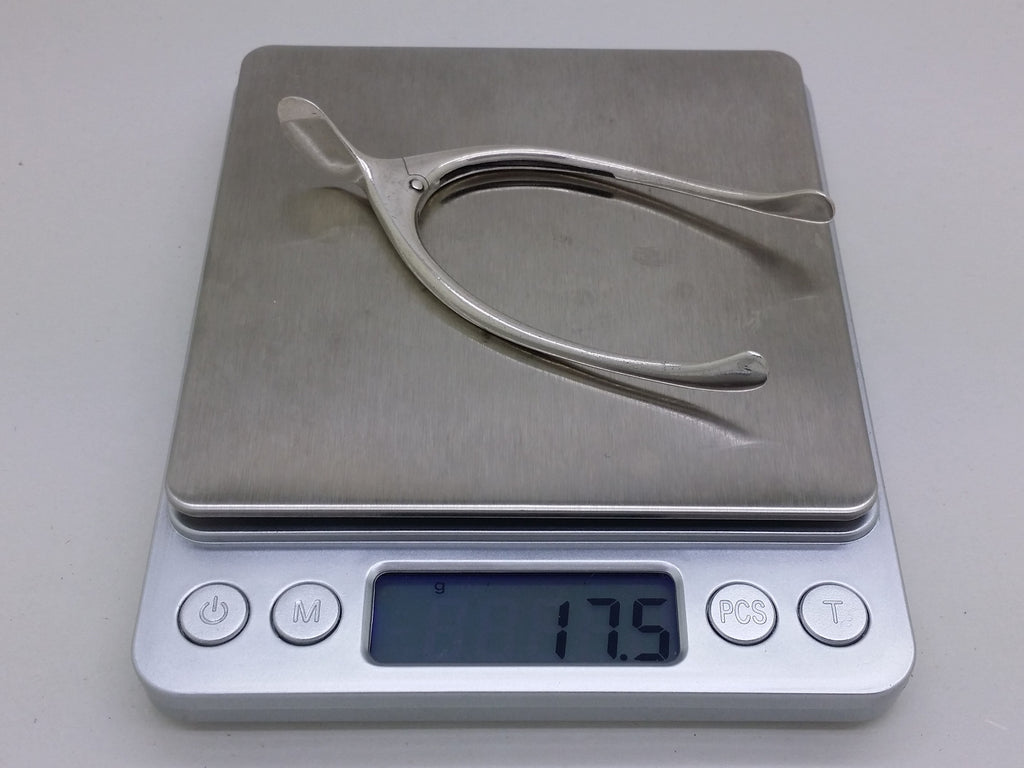 Edwardian 1901 Sterling Silver Wishbone Sugar Tongs, London