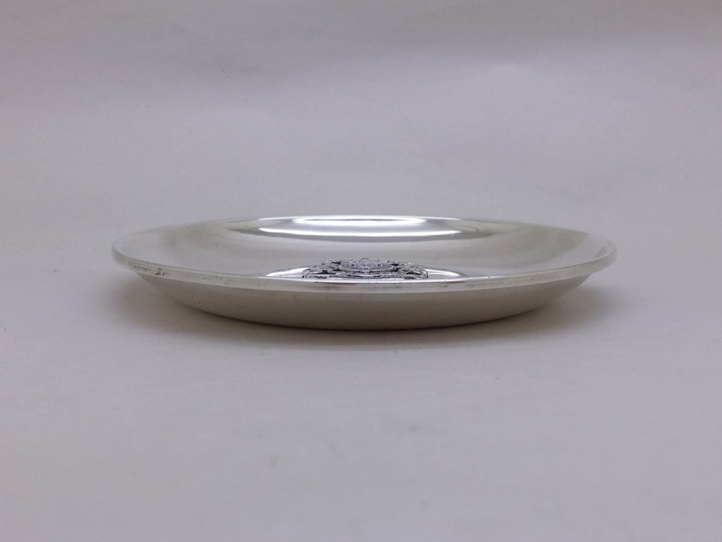 Elizabeth II 1968 Sterling Silver Prince Charles 4" Trinket Dish, Birmingham
