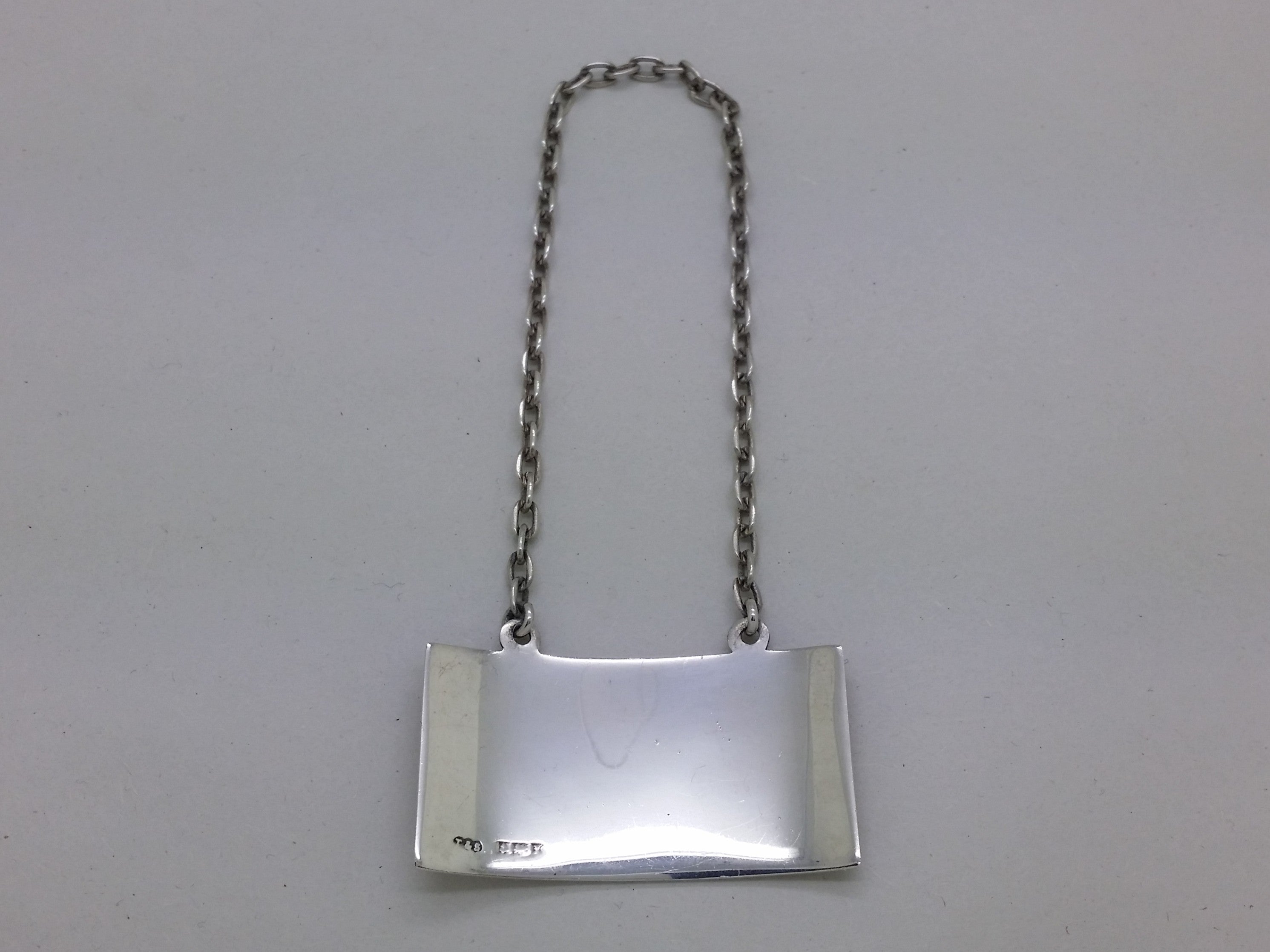 Elizabeth II 1972 Sterling Silver Sherry Decanter Wine Label, Birmingham
