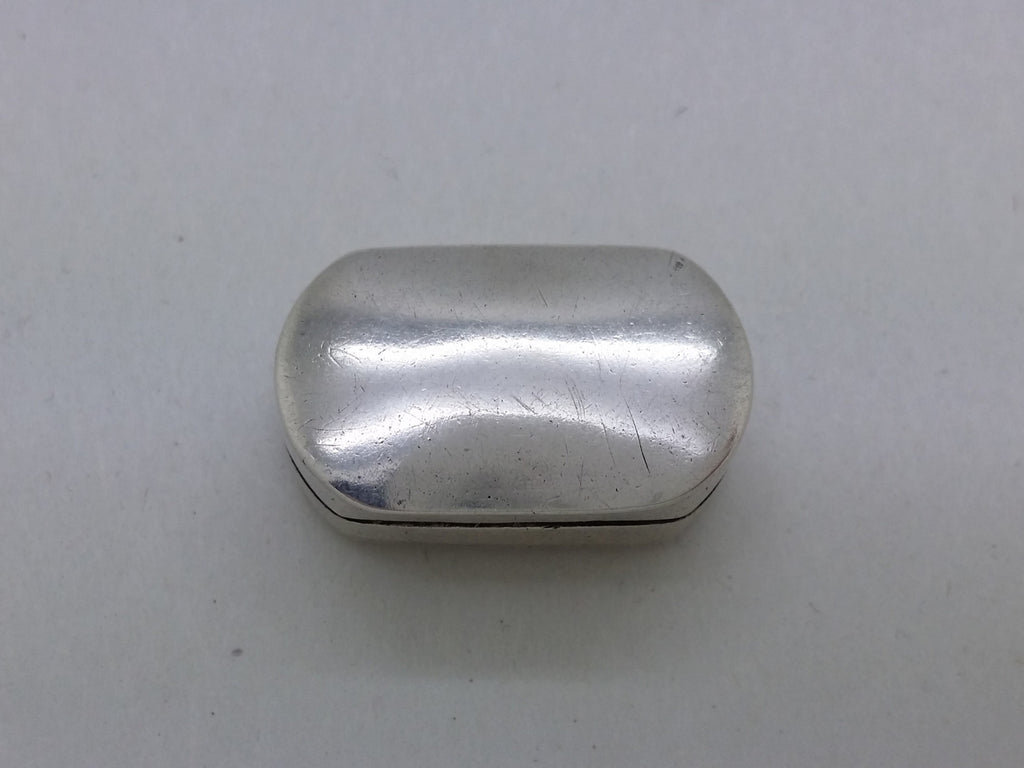 George III 1805 Small Sterling Silver Plain Vinaigrette, Birmingham