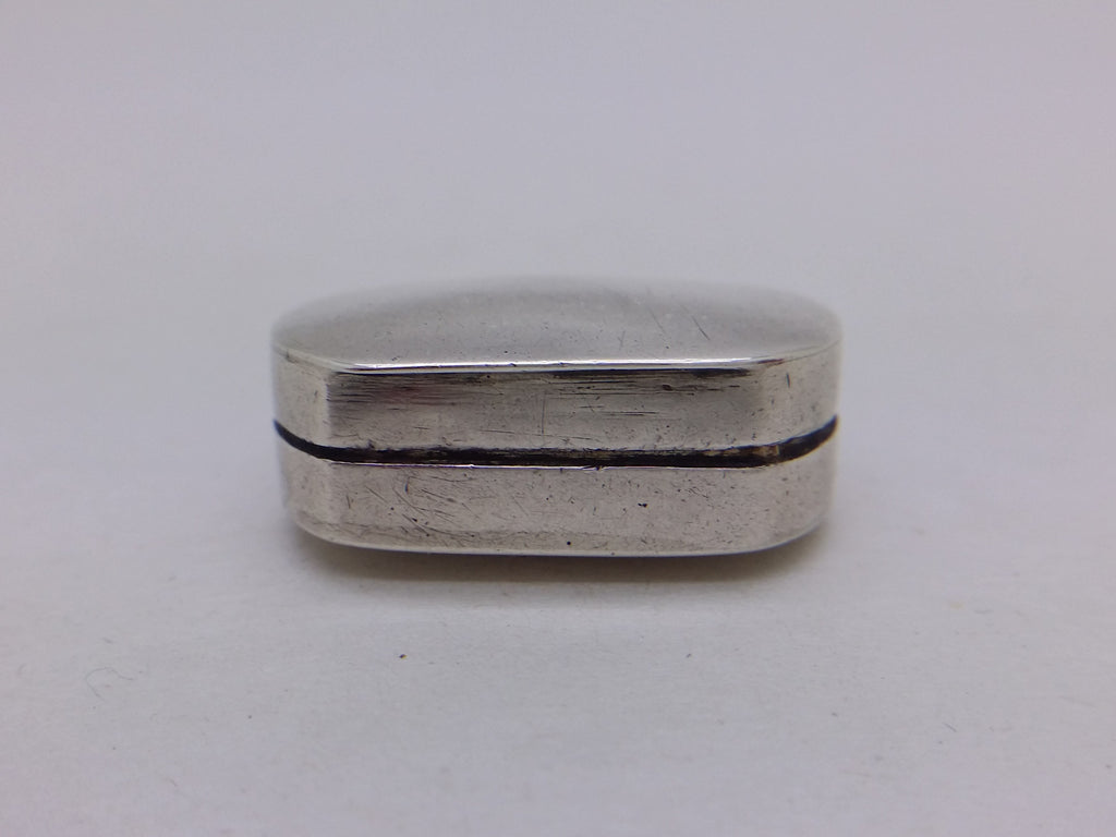 George III 1805 Small Sterling Silver Plain Vinaigrette, Birmingham