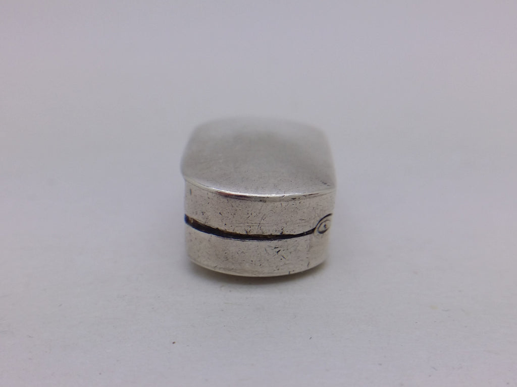 George III 1805 Small Sterling Silver Plain Vinaigrette, Birmingham