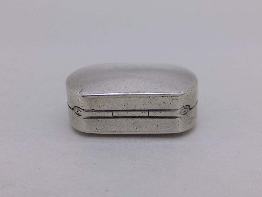 George III 1805 Small Sterling Silver Plain Vinaigrette, Birmingham