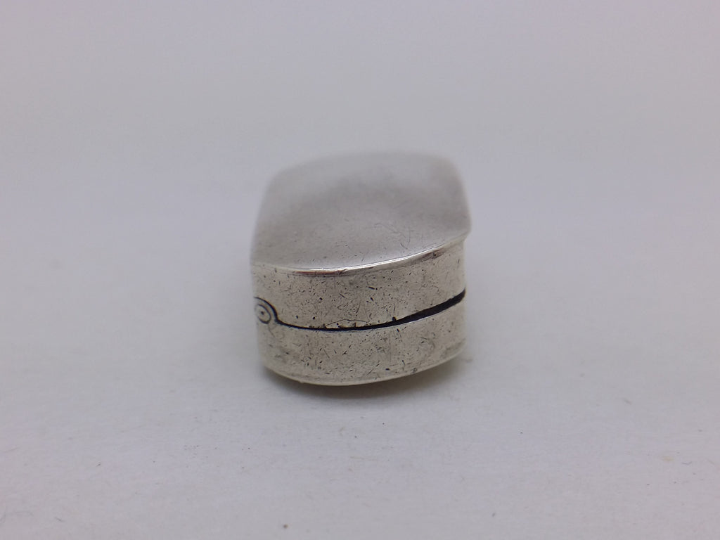 George III 1805 Small Sterling Silver Plain Vinaigrette, Birmingham