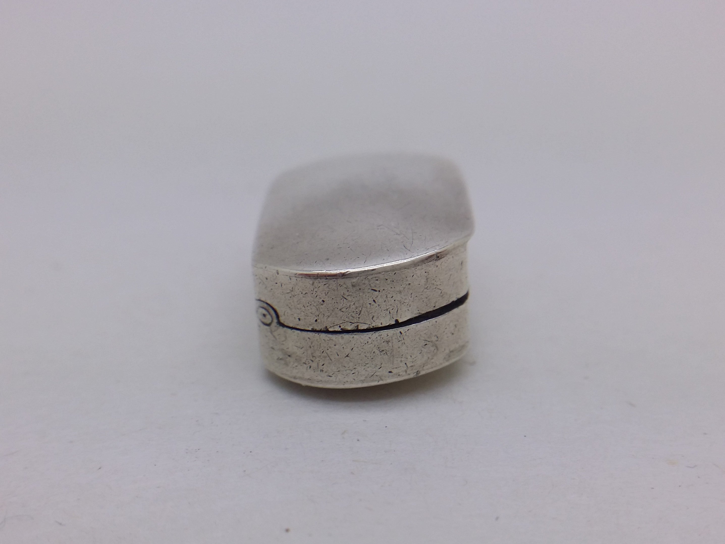 George III 1805 Small Sterling Silver Plain Vinaigrette, Birmingham