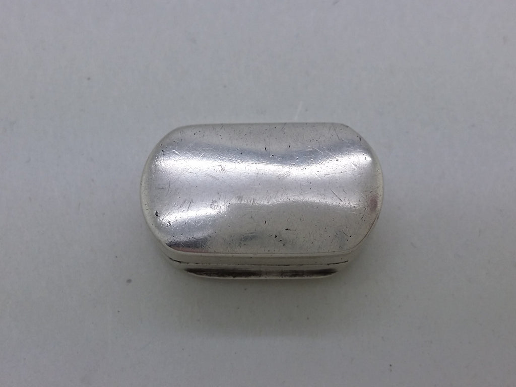 George III 1805 Small Sterling Silver Plain Vinaigrette, Birmingham